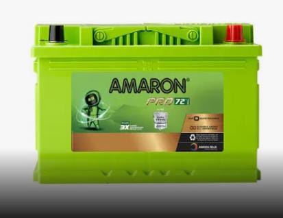 Amaron Pro DIN74 Aam Pr 574102069 (74AH) Car Battery for Ford Endeavour 3.0 Diesel